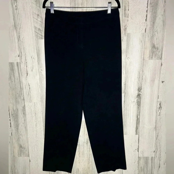 St. John Caviar‎ Pants Trousers Black Size 6 - Picture 1 of 5